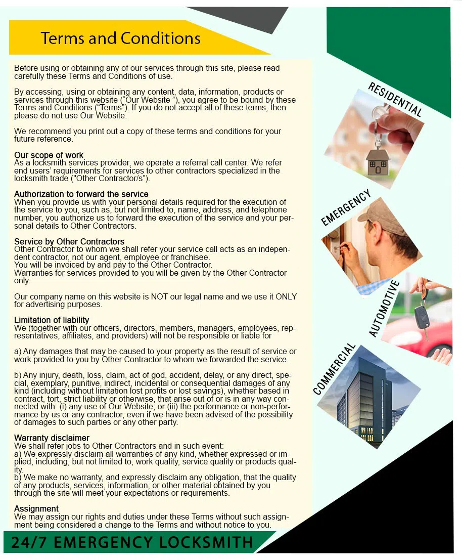 Amber Locksmith Store Milwaukee, WI 414-316-6504 - terms-and-condition-68-19mod